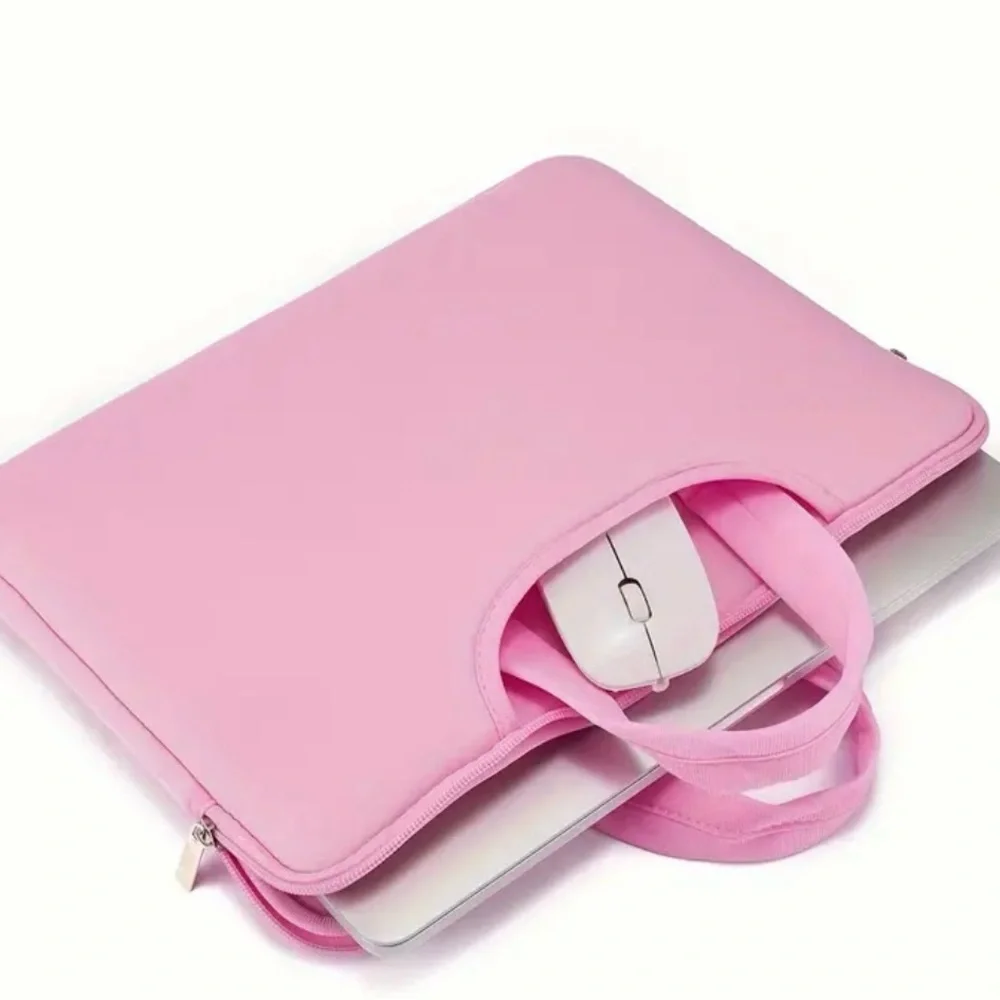 Pink Laptop Sleeve Carry Case with Handles NWOT